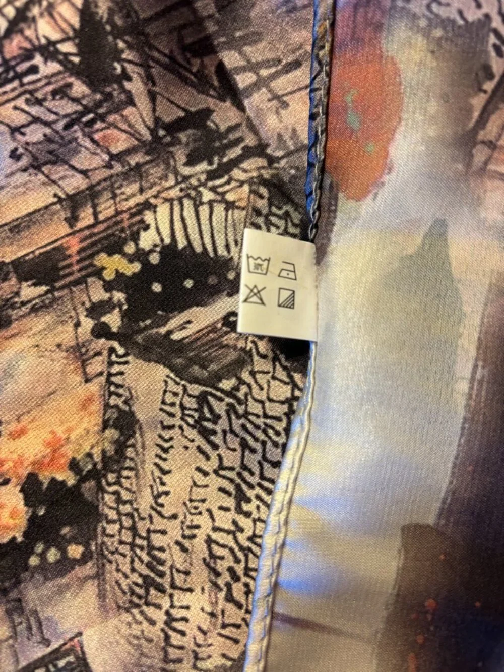 Beautiful  Silk Scarf Made in China-  Pink, Grey, Black